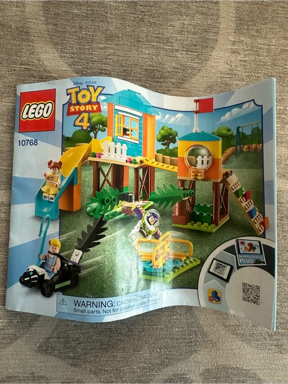 LEGO Toy Story 4 Buzz & Bo Peep's Playground Adventure (10768) set.